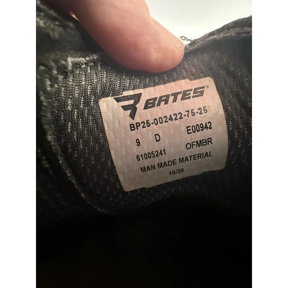 Bates Lites Men's High Gloss Patent Uniform‎ Oxford Size 9 Width D Black E00942